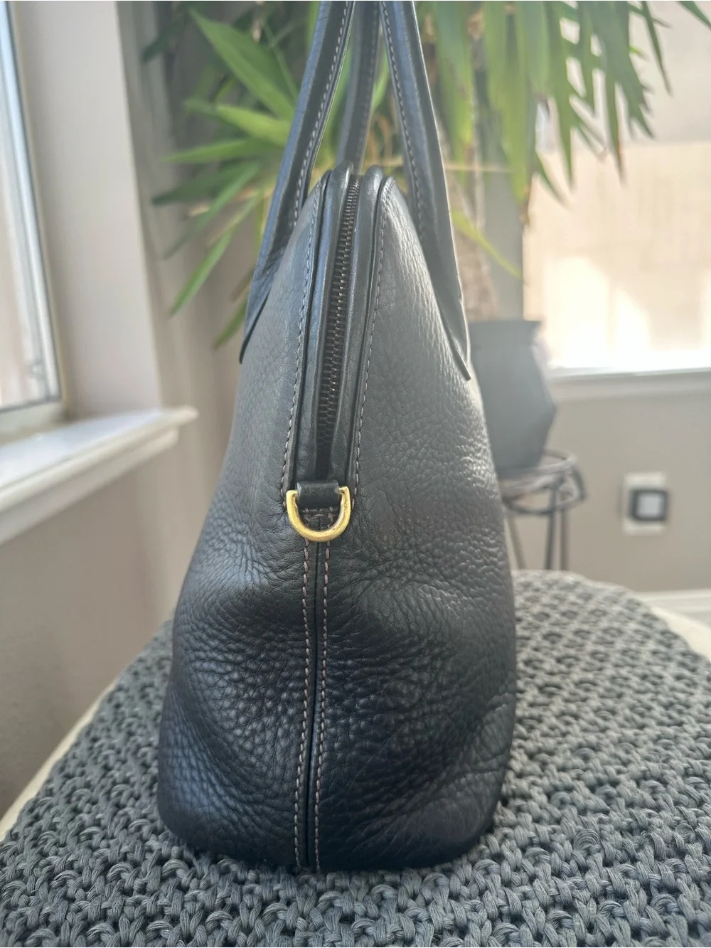 Vintage Coach Black Sonoma Satchel 4921